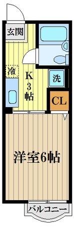 クライス国分寺の物件間取画像